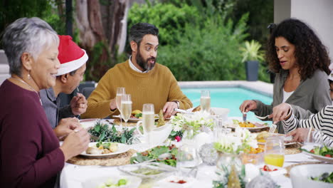 everyone is enjoying their food