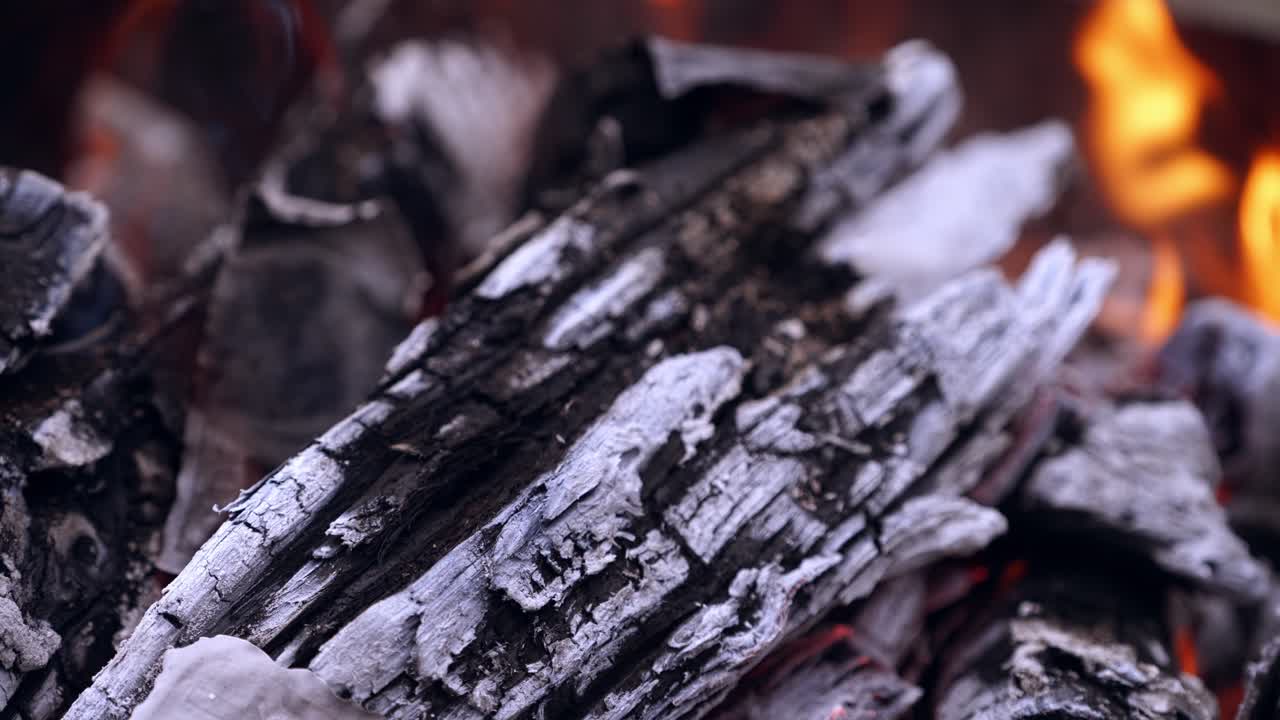 American dollar bills in fire. Money burns in large bonfire in the open air