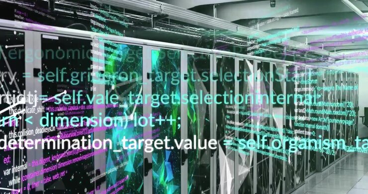 Communication networks and data processing over computer server room