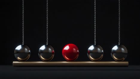 newton's cradle illustration