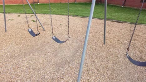 empty swings in the park