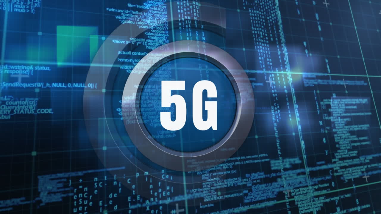 conexión de red en el fondo de datos