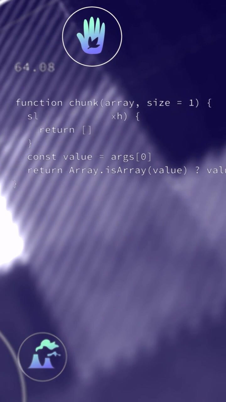 Verticale video: App-interface animeert grafiek en code na gegevensinvoer, toont statistieken voor technologie.