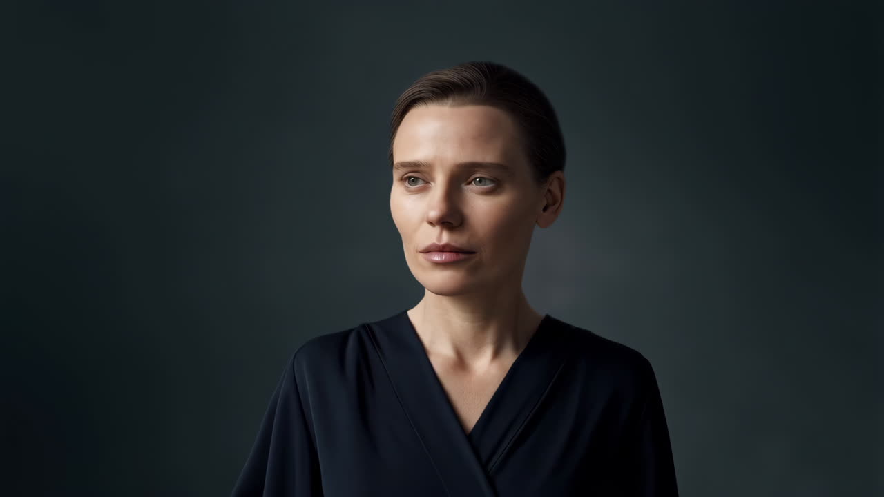 Pensive Woman's Portrait