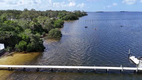 shallow water boat lifts near crystal beach, florida