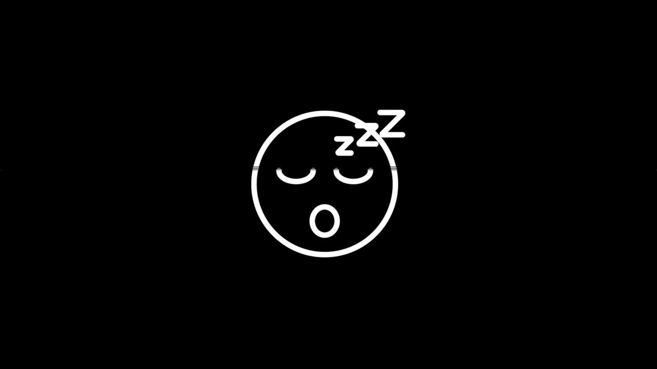 라인 미소: 디지털 오래된 tv 화면에 홀로그램 상징, 원활한 루프, 장애, 간섭, 애니메이션, 새로운 역동적인 레트로, 즐거운, 다채로운 레트로, 빈티지 비디오 영상.