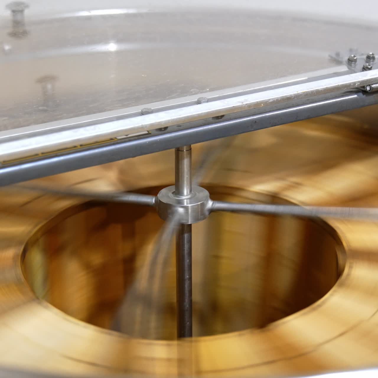 Centrifuge for harvesting honey. Beekeeping organic sweet producting machine