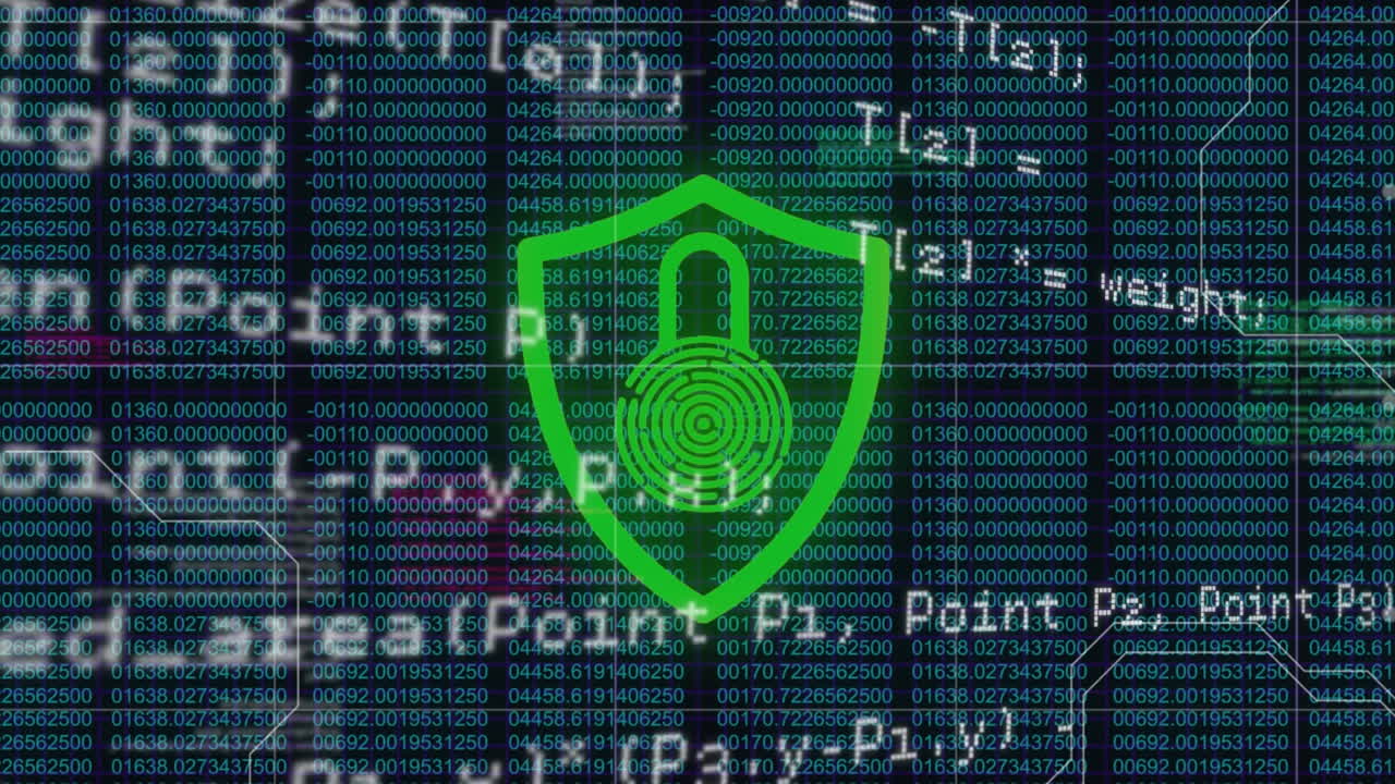 icono de candado de seguridad contra el procesamiento de datos