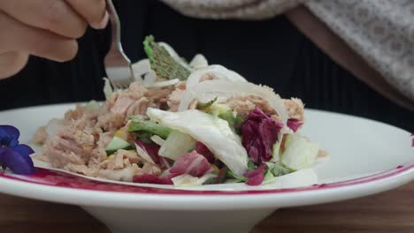 a tuna salad plate