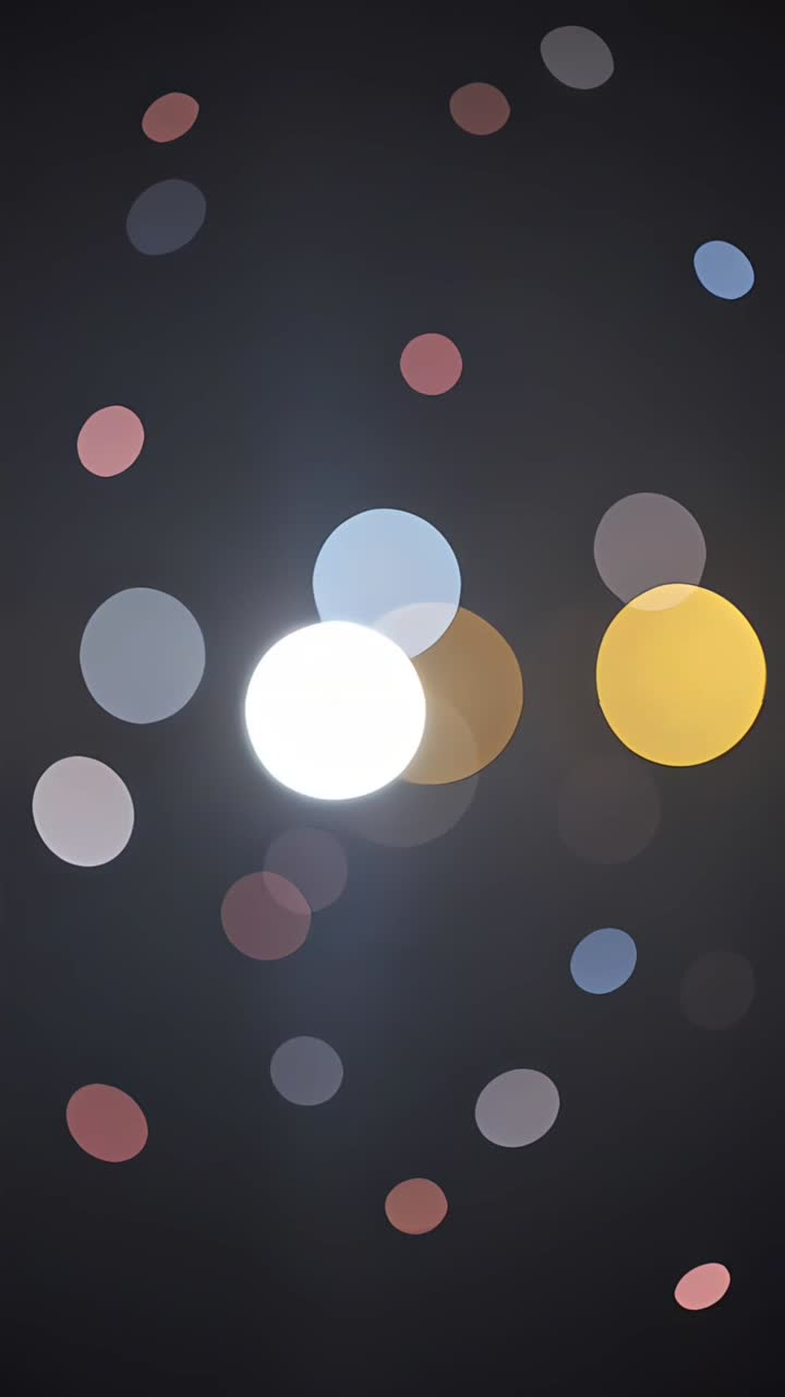 Vertical Bokeh Light Background