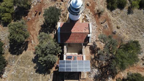 vista aérea del faro