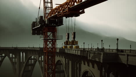 high way bridge under construction