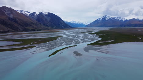 Drohne-Rund-Um-Godley-River-Und-Lake-Tekapo