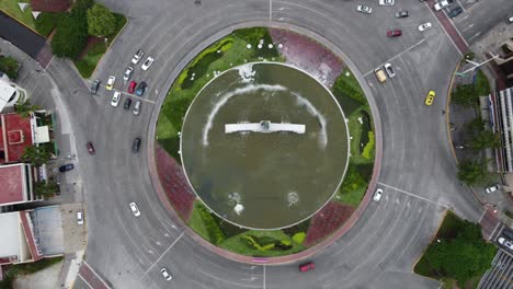 diana hunter roundabout, overhead shot of guadalajara mexico