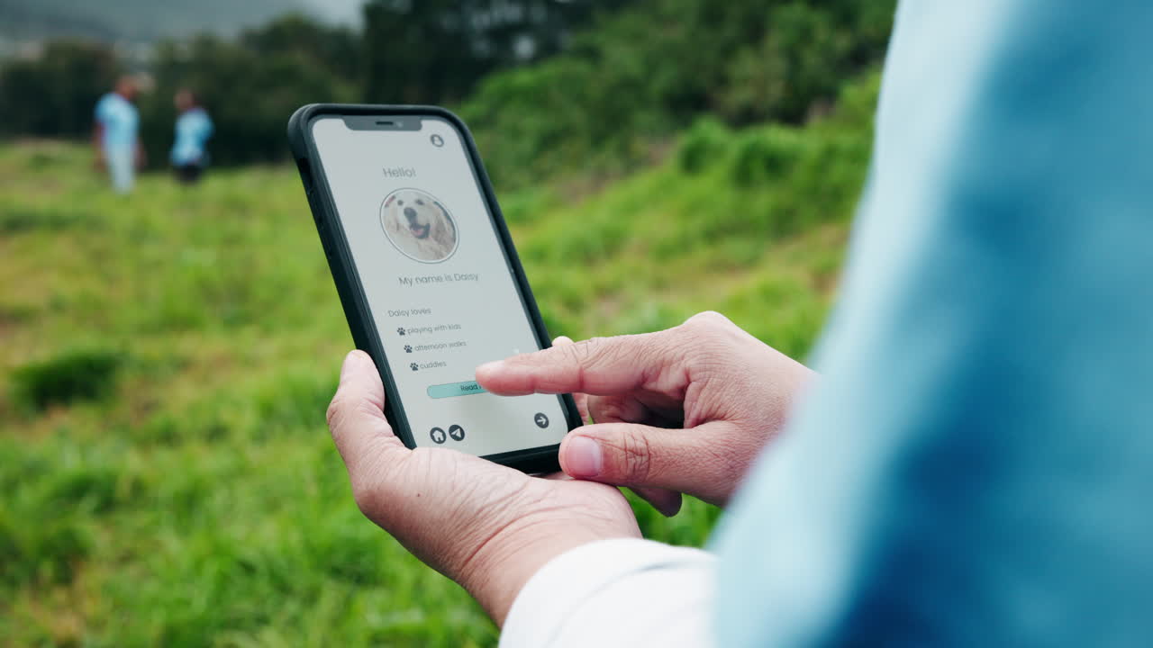 Rating a mobile app with a dog icon