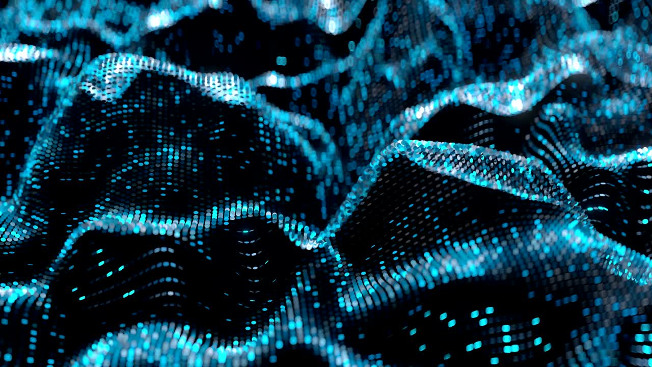 Abstract Neural Net, Artifical Intelligence Concept.