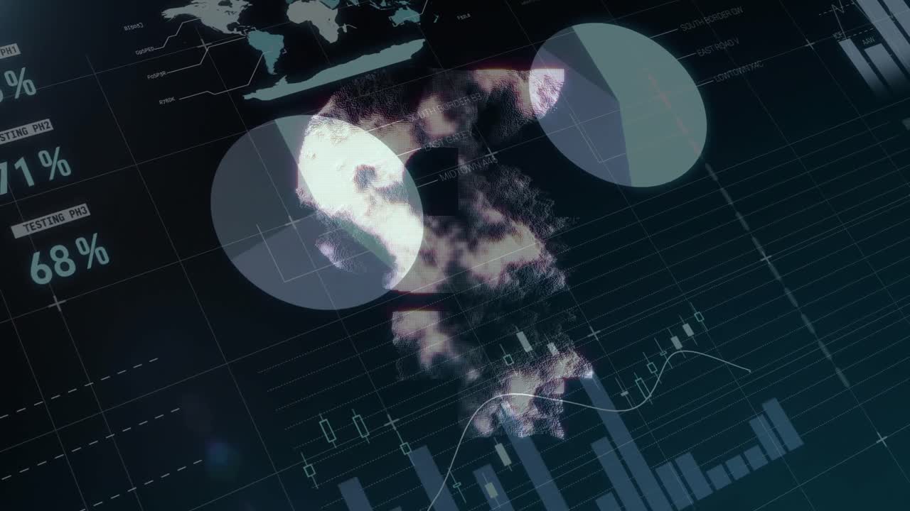 анимация символа рубля при обработке данных