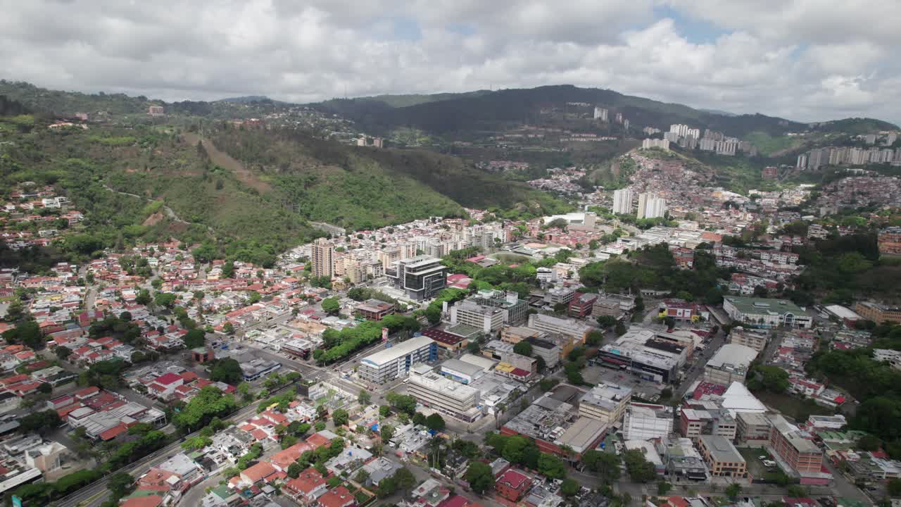Dense residential and commercial development in the Baruta Municipality, Caracas
