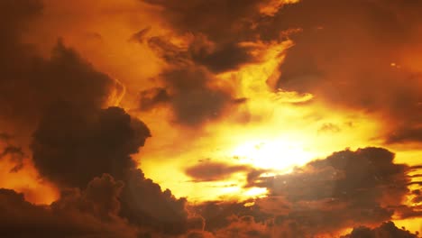 timelapse clouds at sunset and sunrise