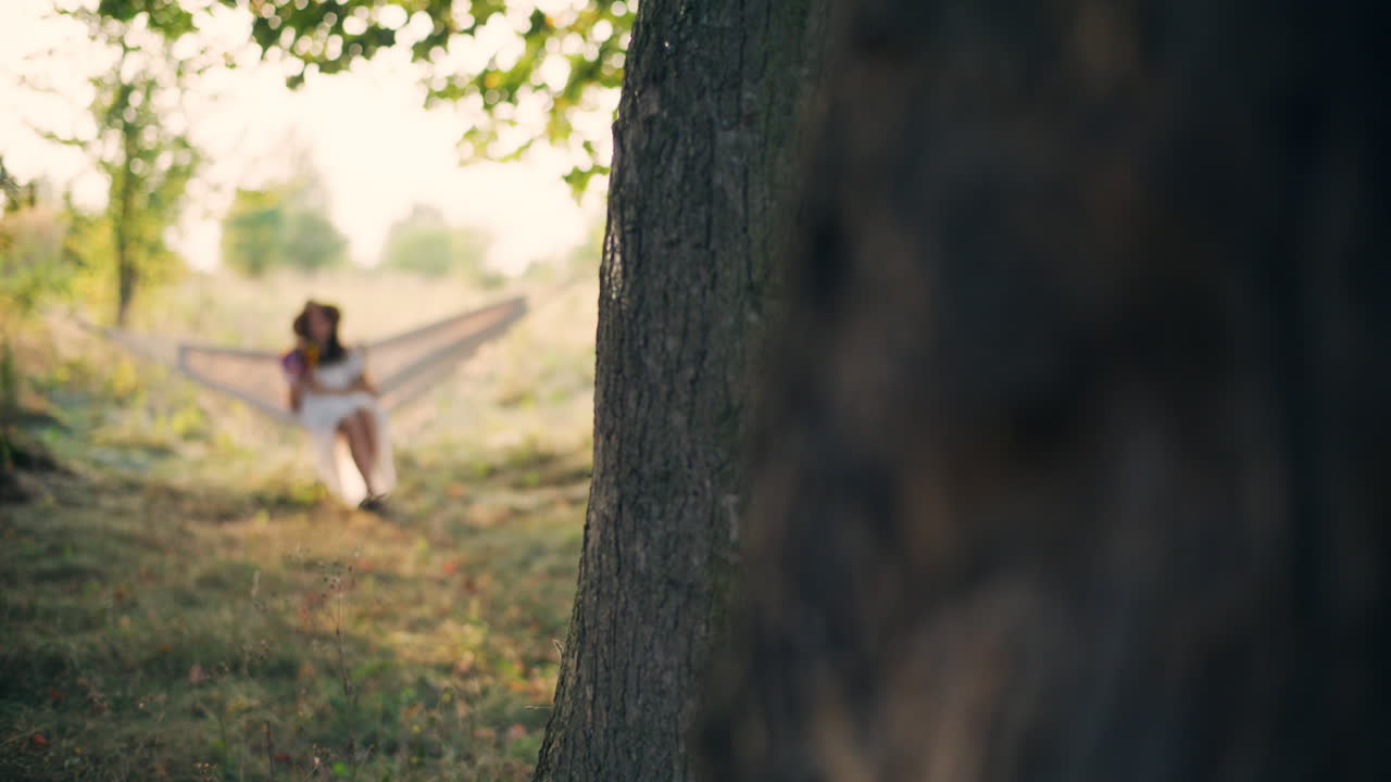 Sunset thoughts of a smiling summer child