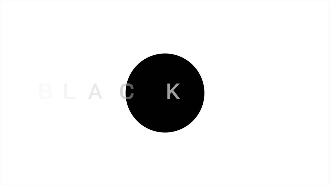 Moderne Black Friday-tekst med cirkel på hvid gradient