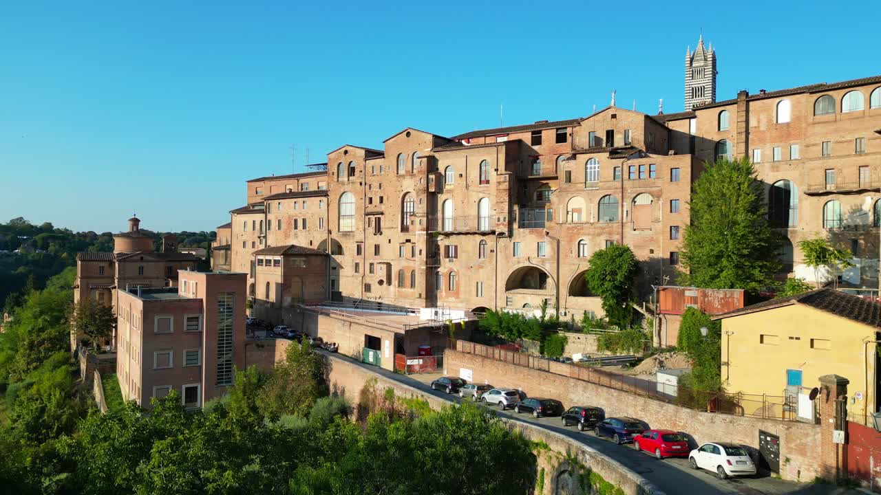 중세 도시 시에나, 토스카니, 이탈리아