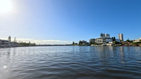 scenic river cruise through gold coast canals