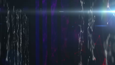 animación de formas en movimiento sobre fondo negro