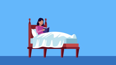 stay at home campaign with couple in bathtub and bed