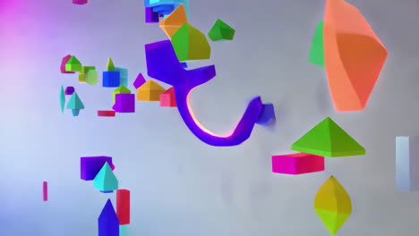 formas geométricas abstractas y coloridas