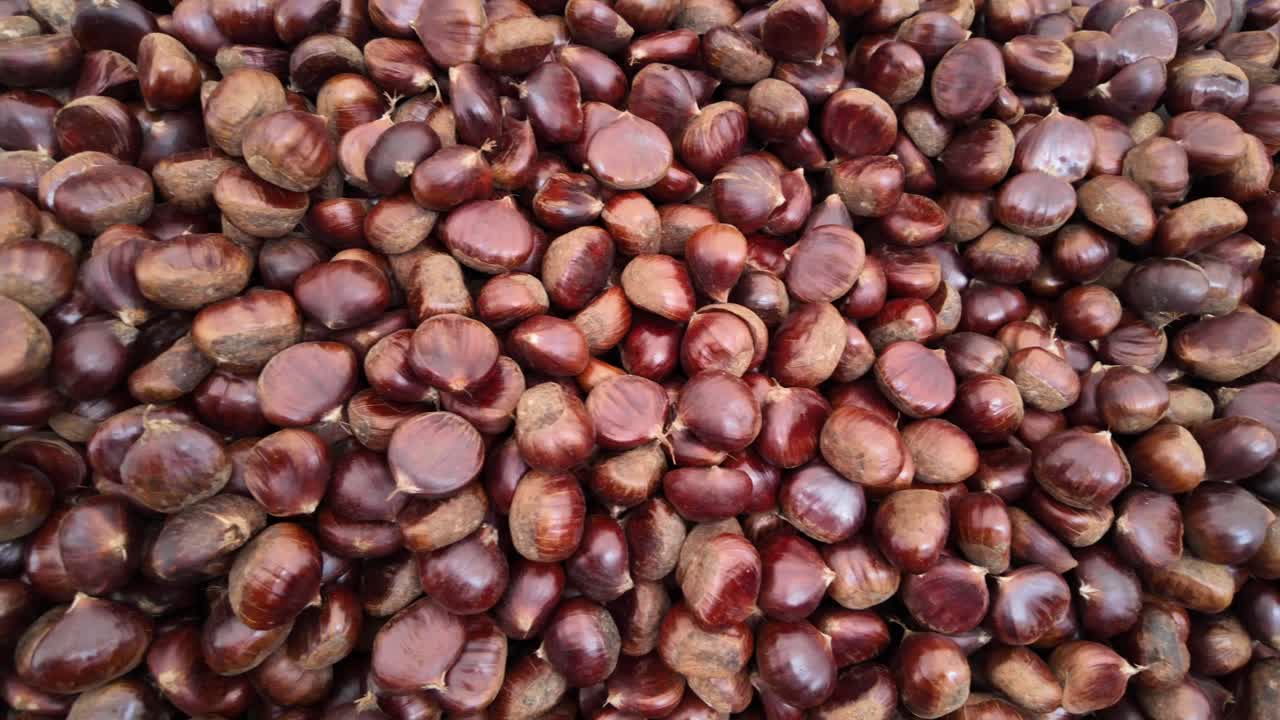 Pilha de castanhas