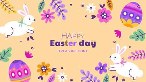 happy easter day treasure hunt