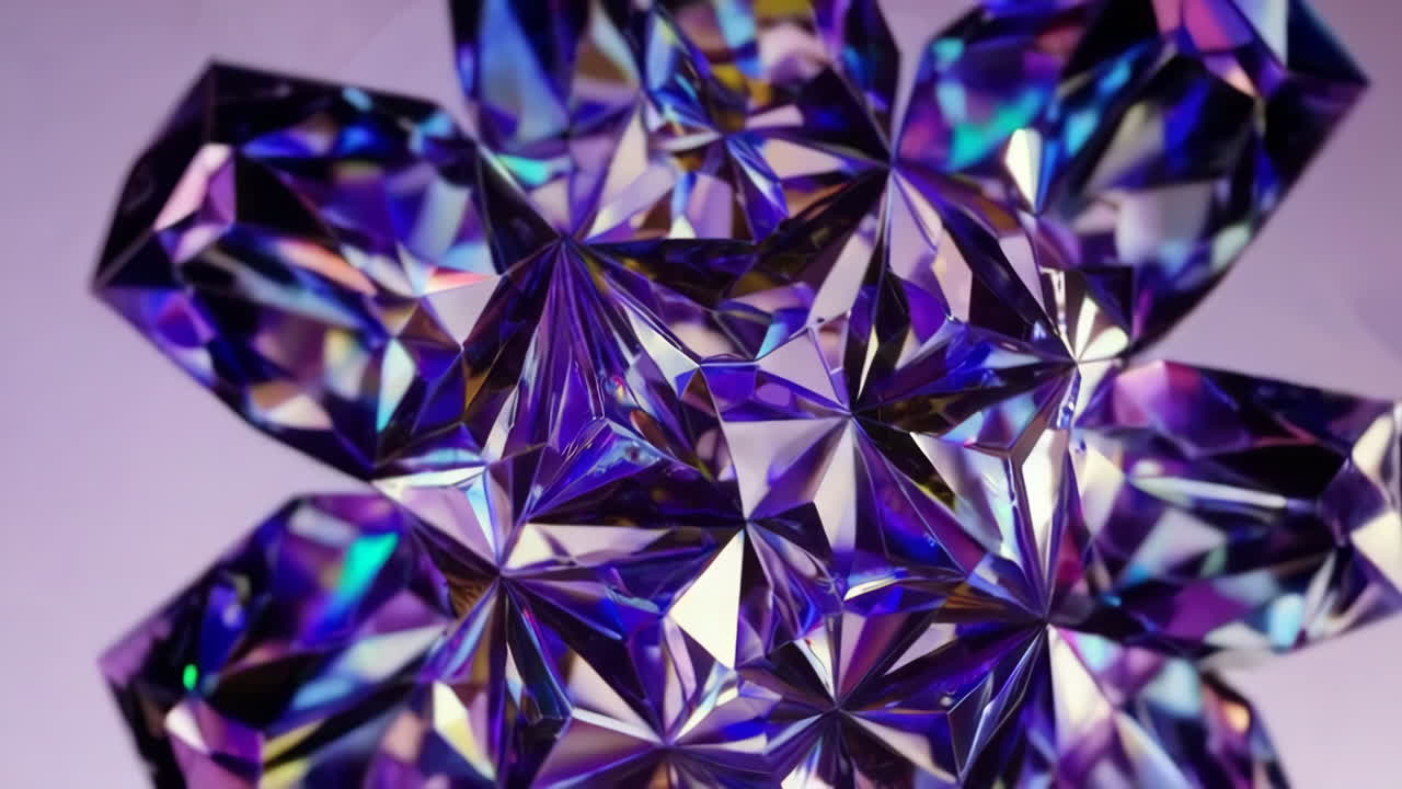 Close-up of Faceted Gemstones