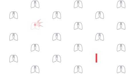 spreading pattern of corona virus infection animation