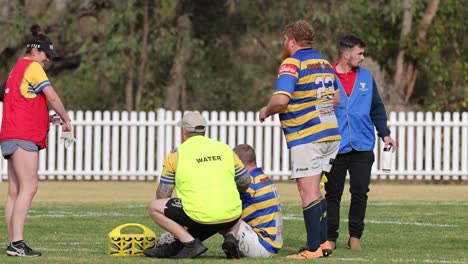 rugby team injury and treatment