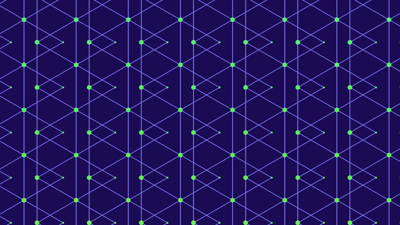 Captivating blue and purple geometric pattern with diamonds and lines in grid formation