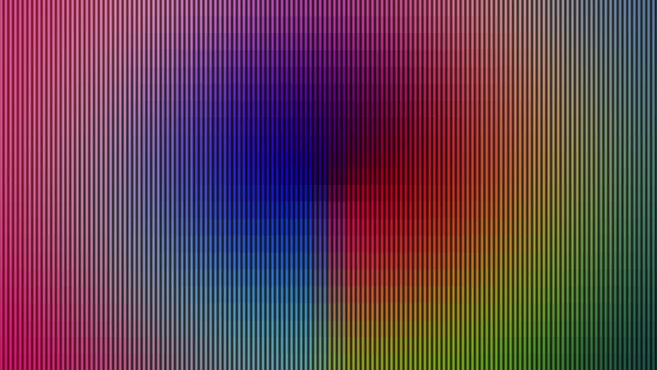 픽셀화된 배경에서 움직이는 여러 가지 색상의 소용돌이가 있는 디지털 추상 애니메이션