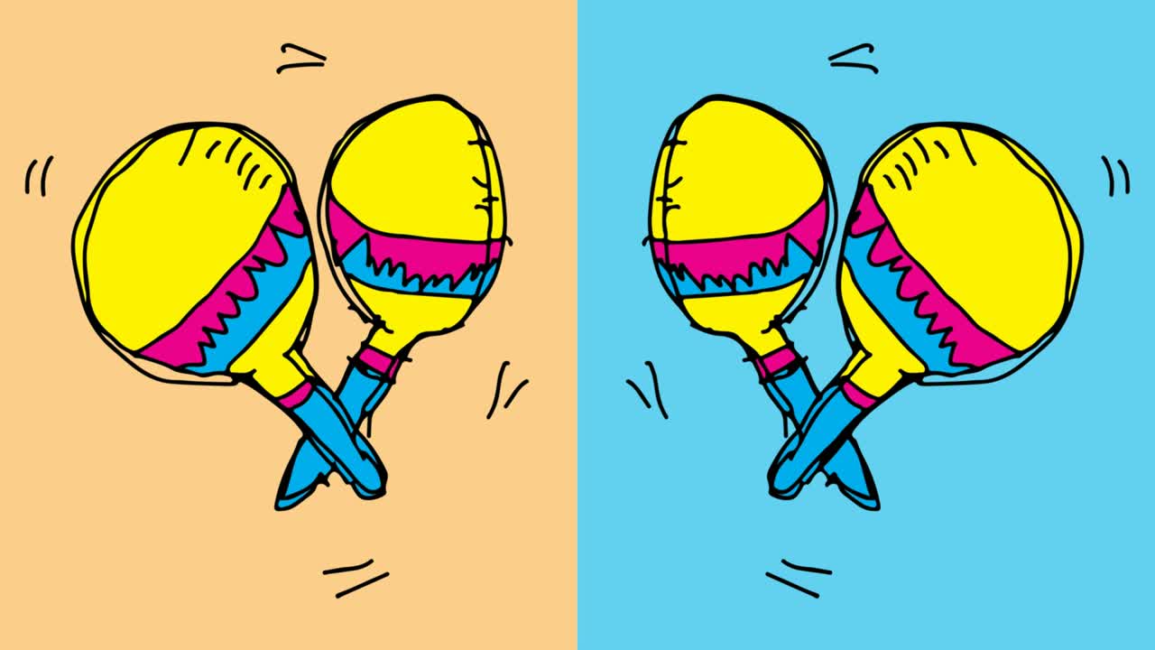 niños dibujando arte pop fondo sin costuras con tema de sacudida de percusión