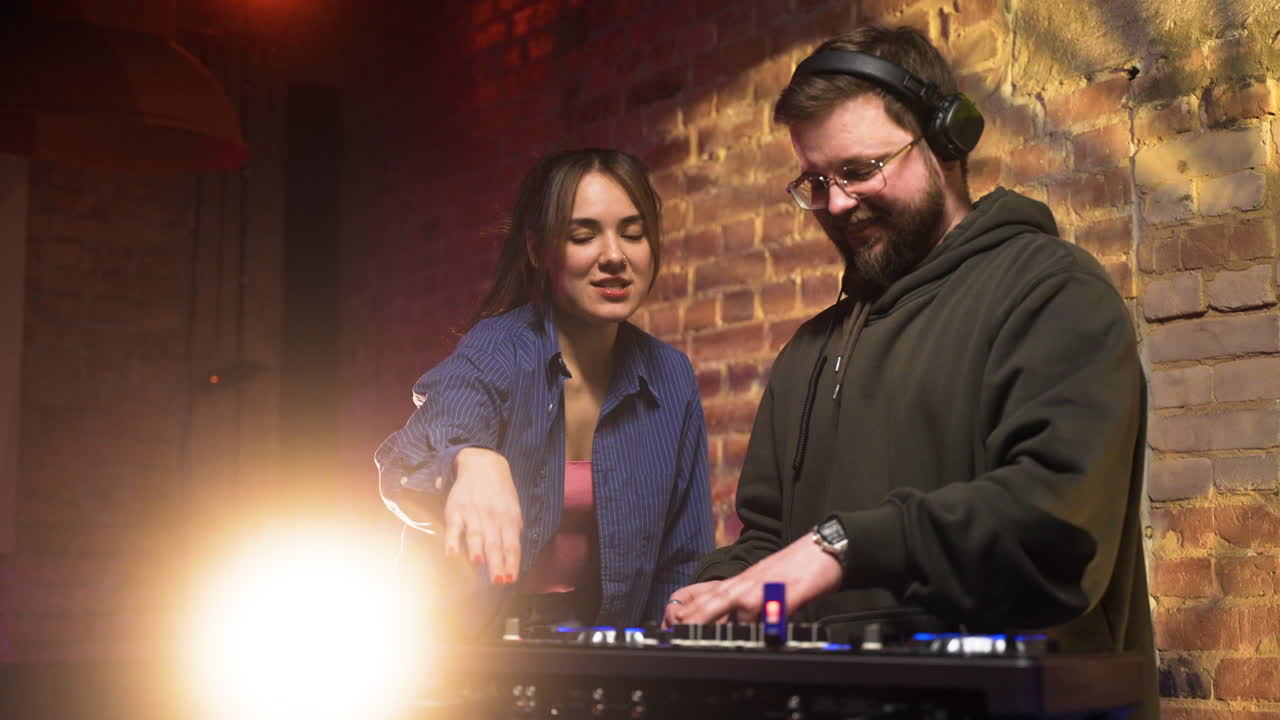 DJs working at the disco