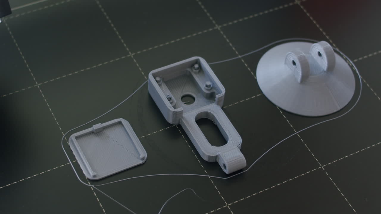 스테인리스 스틸 침대에 3d 프린팅된 부품