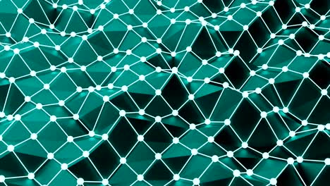 abstract teal geometric pattern