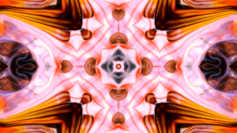 movimiento de fondo de kaleidoscopio abstractamente colorido