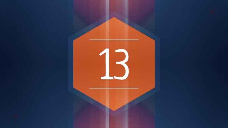 Number 13 Display