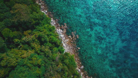 The-coastline-of-beautiful-remote-Island-in-South-East-Asia-seen-from-above