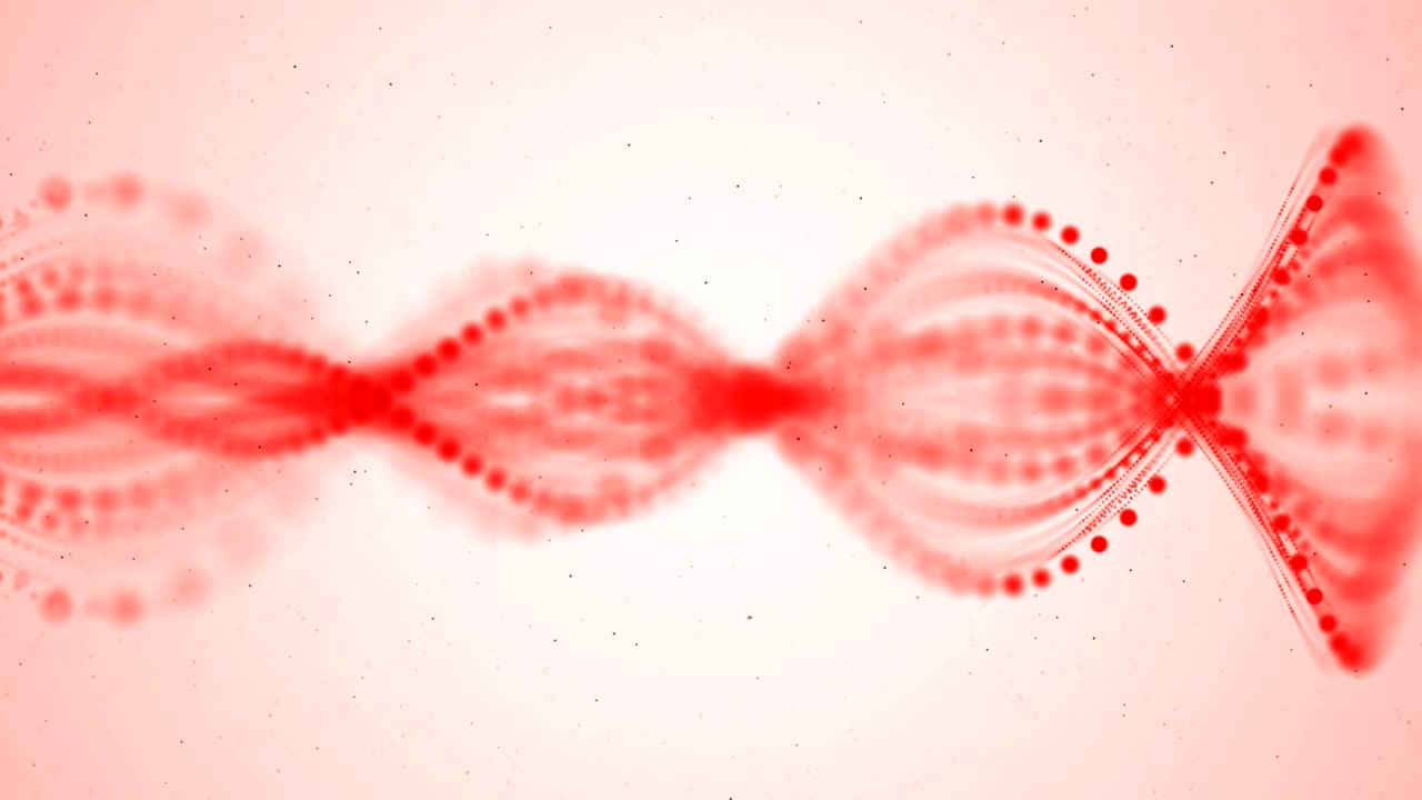 추상적인 루프 가능한 애니메이션 (밝은 빨간색)