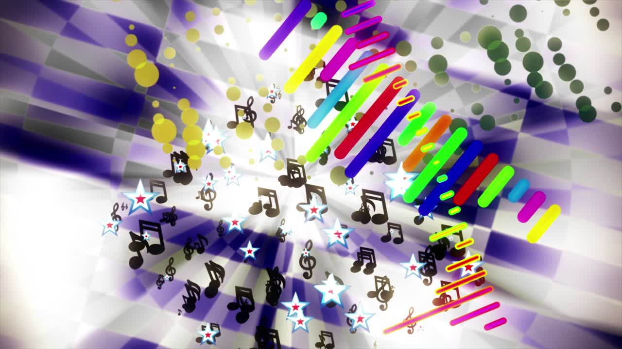 음악 스트럼 빈티지 vj 루프