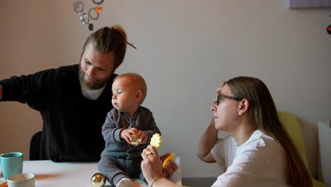 family enjoying time together