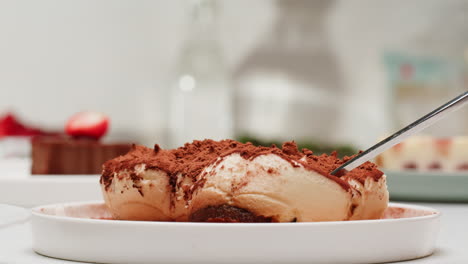 el postre de tiramisu