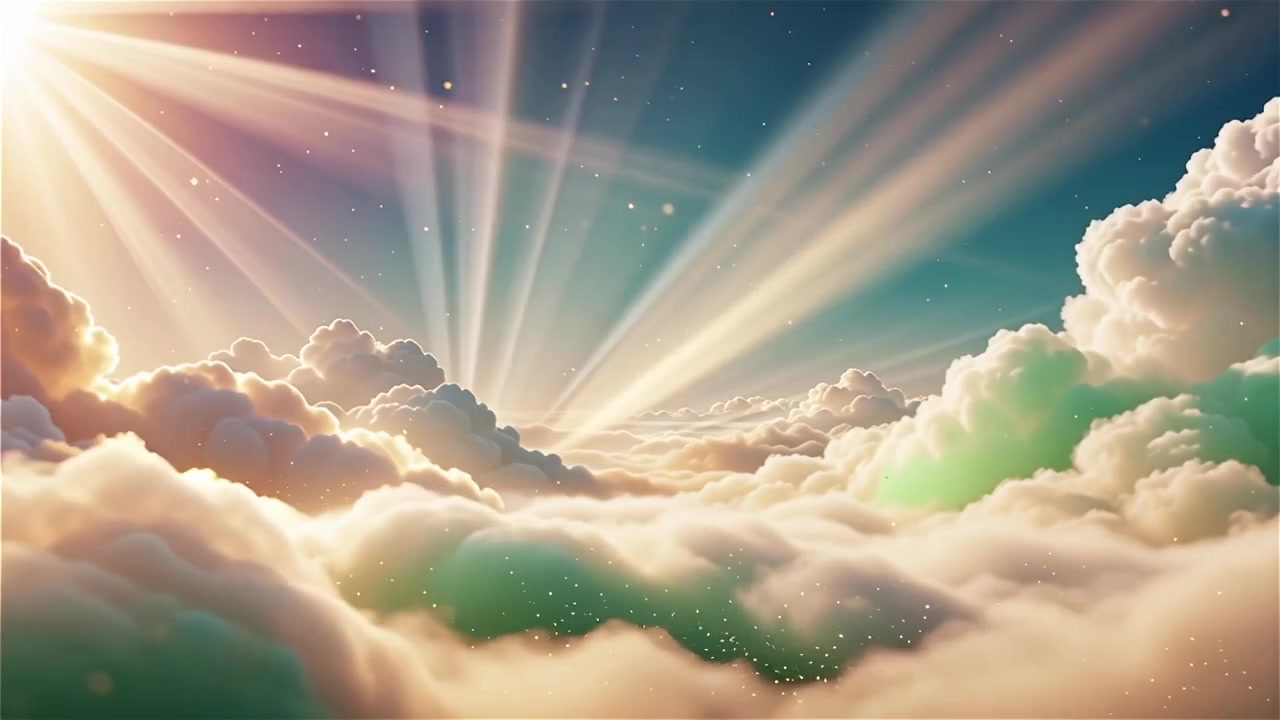Sfondo di Adorazione Cristiana con Luce Celeste