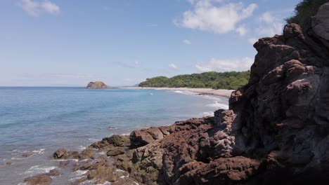 un dron bajo disparó sobre la costa de playa real, provincia de guanacaste.